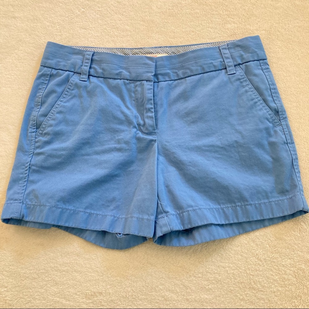J Crew Chino Shorts - sz 6 - Light Blue